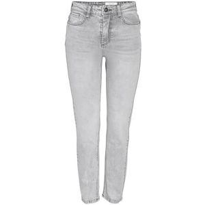 Noisy may dames jeans broek, Lichtgrijs denim, 30W x 30L