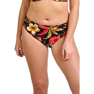 Sans Complex - Dameszwembroek - Zwart - Bloemenpatroon - Comfortabele Stof