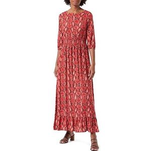 faina ZITHA dames maxi-jurk 19222911-ZI01, rood slang, S, maxi-jurk, S