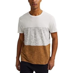 edc by ESPRIT T-shirt met blokstrepen, 254/kaki beige 5, S