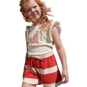 Petit Bateau T-shirt voor meisjes, ecru, 8 Jaar