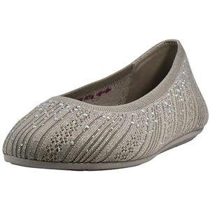 Skechers Cleo 2.0 Glitzy Daze voor dames, Taupe, 38.5 EU