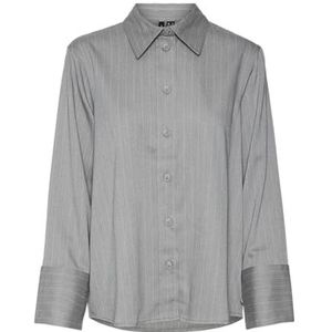 VERO MODA Vmdania LS Shirt Wvn Ga Lange Mouw Blouse, Griffin/Stripes: Sneeuwwitte strepen, XS Dames, Greepin/strepen: sneeuwwitte strepen, XS