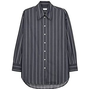 Seidensticker Damesblouse, blauw-wit, 34 NL