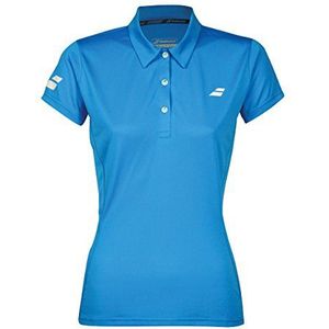 Babolat Dames, Core Club Polo Blauw, Wit, XS bovenkleding