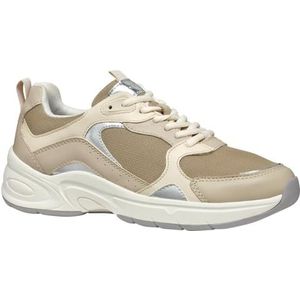 Zarvia - Sneaker - Zwart - Mesh en Lederlook