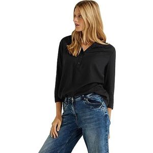 Cecil Viscose blouse, zwart, S