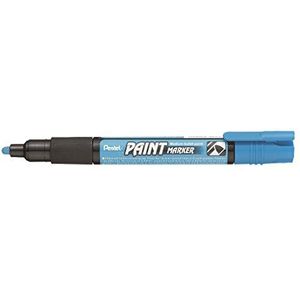 Pentel MMP20-SO permanente marker 2,0 mm ronde punt lakmarker, 1 stuk, lichtblauw