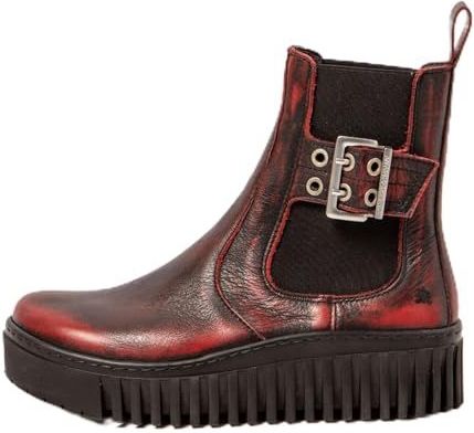 Artvoor - Asport Scarlet - Leren Enkellaarsjes - Bordeaux