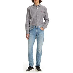 Levi's heren Jeans 512 Slim Taper, Licht indigoblauw verestructed, 28W / 32L