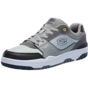 Skechers SKX-247 Sneaker, grijs/zwart, 1 UK, Grijs Zwart, 33.5 EU