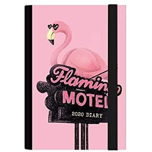 Flamingo motel dagplanner voor 12 maanden, klein