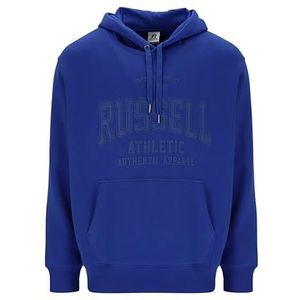 Russell Athletic A30142-B5-216 Russell-Pull Over Hoody Heren Sweatshirt met Capuchon Sodalite Blue Maat XXL