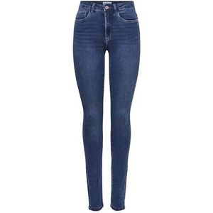 ONLY ONLRoyal hw Skinny Fit Jeans voor dames, blauw (medium blue denim), 32
