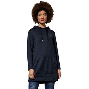 Street One Dames A302138 Hoodie Longtrui, Dark Vintage Blue, 34, Dark Vintage Blue., 34