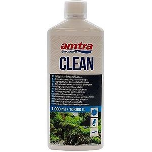 AMTRA CLEAN - Natuurlijke waterzuiveraar voor aquaria, Natuurlijke waterbehandeling voor aquaria, Vermindert waterverversingen, Formaat 1000 ml