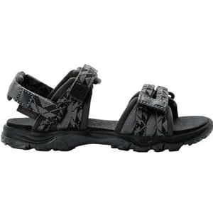 Jack Wolfskin Uniseks kindersandalen, zwart, 35 EU