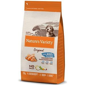 Nature's Variety Original No Grain hondenvoer Junior alle maten, graanvrij, met asvrije zalm, 2 kg