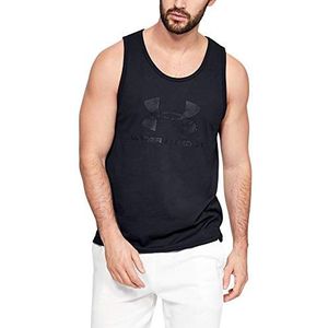 Under Armour - Sportstyle - Tanktop - Zwart - Katoenmix - Losse Pasvorm