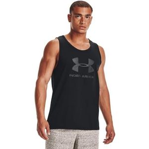 Under Armour SPORTSTYLE LOGO TANK T-Shirt heren, Zwart, S