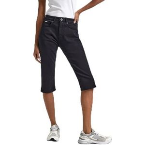 Pepe Jeans Dames Skinny Crop Hw Shorts, Zwart (Zwart), 32W, Zwart (zwart), 32W
