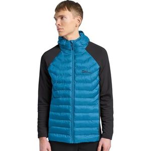 Jack Wolfskin - ROUTEBURN PRO HYBRID - Jas - Blauw - Man
