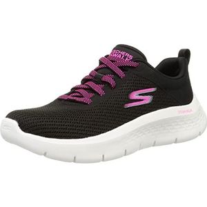 Skechers Go Walk Flex Alani Damessneakers, Zwart/Heet Roze, 36 EU