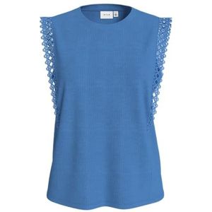 Viotessa O-hals Cap Sleeve Top, regatta, XS