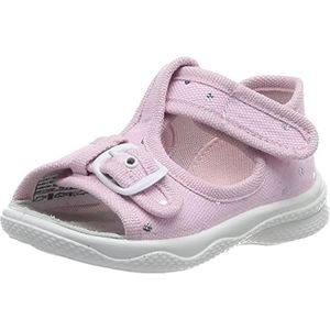 Superfit Babymeisjes Polly huisschoen, roze/zilver 5520, 20 EU, Roze Zilver 5520, 20 EU