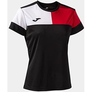 Joma - Camiseta Manga - T-shirt - Zwart-Rood - Dames