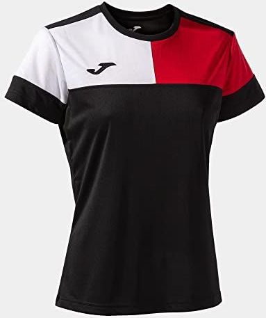Joma - Camiseta Manga - T-shirt - Zwart-Rood - Dames