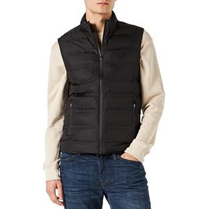 Hackett London Heren LW Gilet Jacket, Zwart, XXL