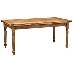 Biscottini Massief houten tafel 180x90x80 cm | Extending dining table Made in Italy | Wooden side table | Houten keukentafel