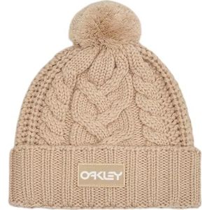 Oakley Harper Pom Beanie-muts voor dames, Humus, Eén maat