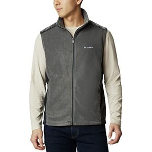 Columbia Heren Steens Mountain Vest Fleece, Grill/Zwart, 1X