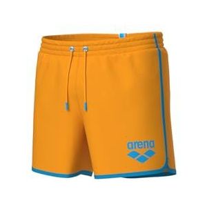 ARENA Heren Big Logo Borders Beach Short Strandshorts Heren, Parrot-turquoise, L