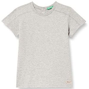 United Colors of Benetton T-shirt voor kinderen en jongens., Melange Light Grey 501, 3 Maanden