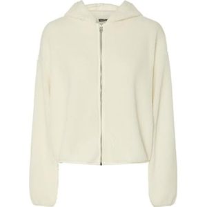 Pieces - Ova - Damesjack - Effen - Regular Fit - Teddybont - Met Capuchon