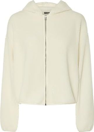 Pieces - Ova - Damesjack - Effen - Regular Fit - Teddybont - Met Capuchon