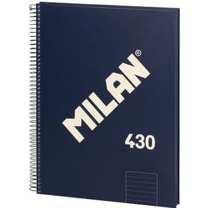 MILAN® A4 serie 1918 Hardcover, gelinieerd papier, gelinieerd, 80 vellen, blauw