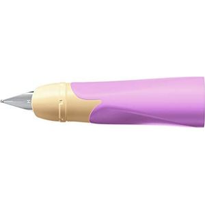 Rechtshandig gripstuk voor ergonomische schoolvulpen met standaard punt M - EASYbirdy Pastel Edition in roze/abrikoos