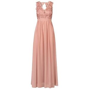 APART - Damesjurk - Roze - Chiffon Rok met Satijnen Voering