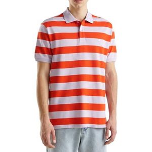 United Colors of Benetton Poloshirt voor heren, Rood, S