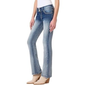 WallFlower Instastretch Luscious Curvy Bootcut jeans voor dames, Camille, 7