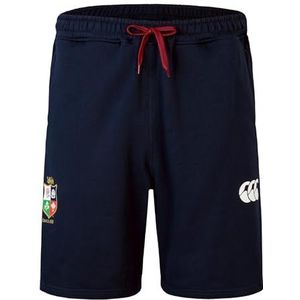 Canterbury British and Irish Lions Fleece Shorts voor heren, Dark Sapphire, M