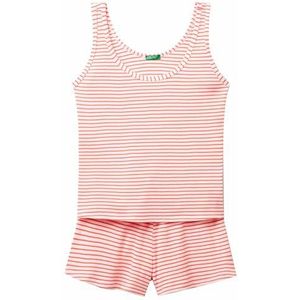 United Colors of Benetton Pig (tanktop + short) 36LC3P03V pyjamaset, meerkleurig, XS voor dames, Veelkleurig., XS
