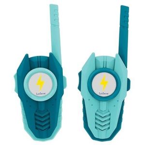 Lexibook, Walkietalkies, Gesproken transmissie tot 250 meter, HD-geluid, Radiotransmissie, Indicatielampje, Communicatiespel, Op batterijen, Blauw, TW19