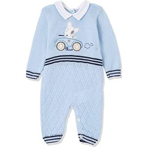 Chicco Romper voor pasgeborenen, babyslaappak, blauw, normale kinderen