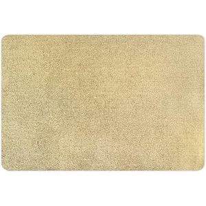 Excelsa Gouden placemats, rechthoekig, kunststof, pvc, 43 x 30 cm, goud, 6 stuks