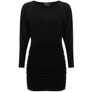 SIDONA Dames mini-jurk 11027270-SI01, zwart, L, mini-jurk, L
